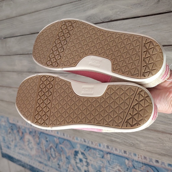 NWT TOMS Earthwise Sneakers In Tea Pink/ Natural Size Woman's 7.5 - Picture 13 of 13